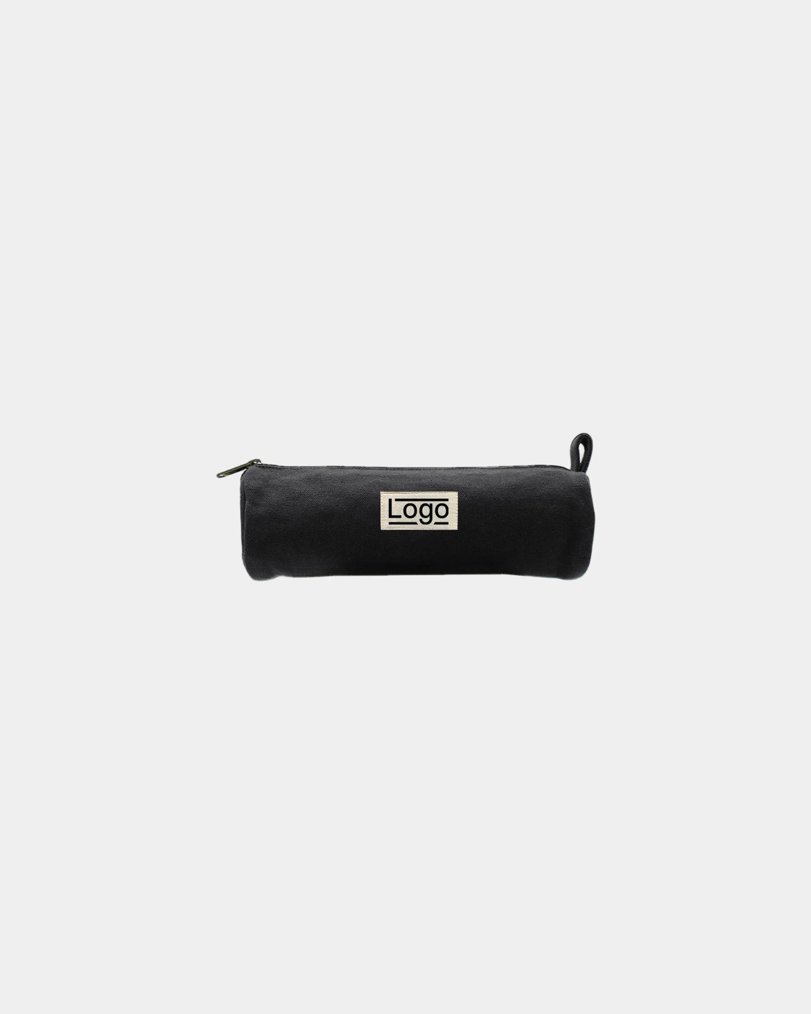 Rond etui van biologisch katoen Hindbag Chloé te personaliseren - Black